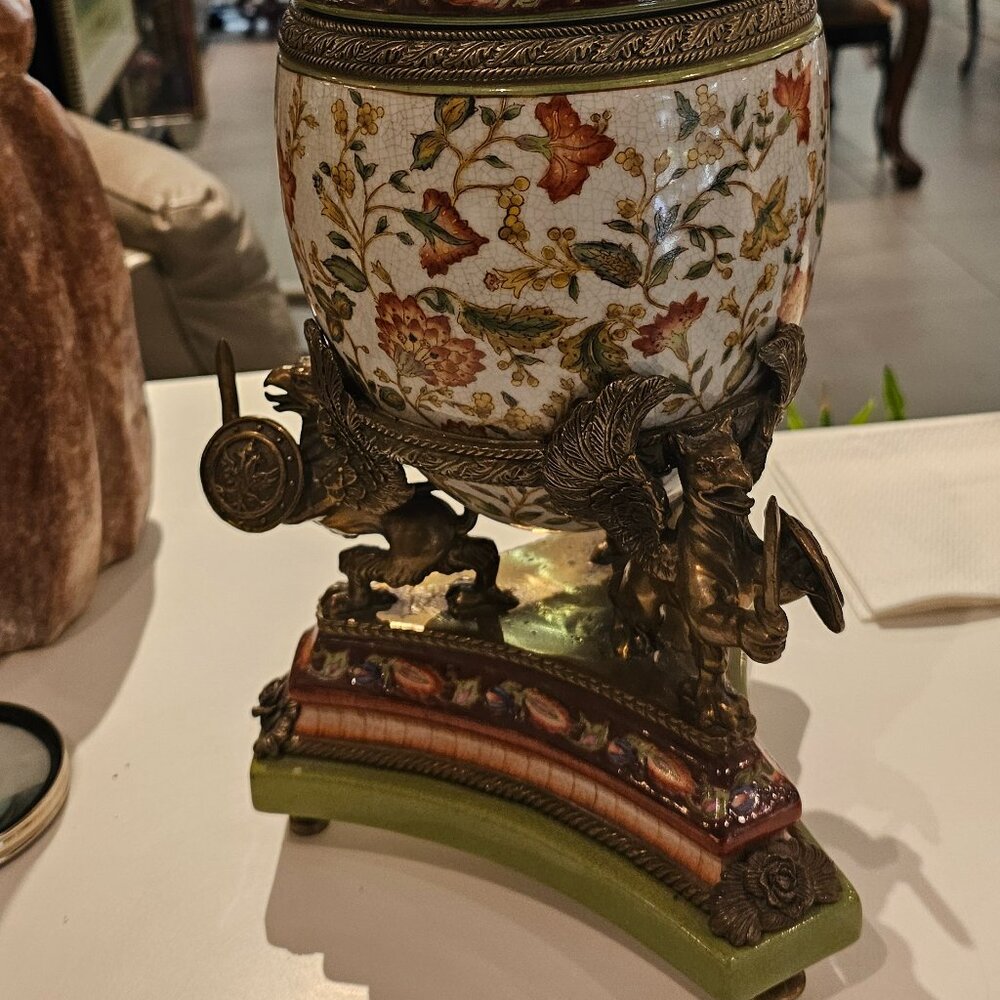 Vintage Castilian Imports Russian Egg Urn